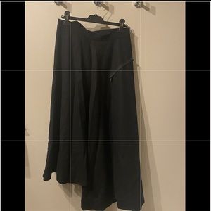 SOLD Y-3 Asymmetric Wool Skirt Black Size S / 165 / 38